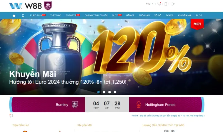 Đánh giá nhà cái W88: địa chỉ cá cược trực tuyến uy tín hàng đầu